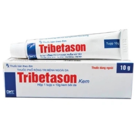 Kem bôi da Tribetason Hataphar điều trị viêm da, nấm da, dị ứng da ( 1 tuýt x 10g )