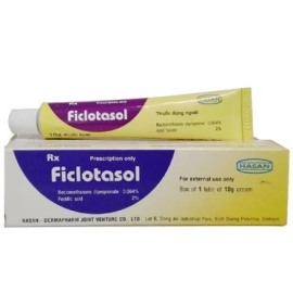 Thuốc dùng ngoài Ficlotasol Hasan điều trị bệnh lý về viêm da và nhiễm khuẩn da (10g)