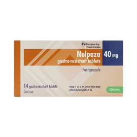 Thuốc Nolpaza 40mg KRKA điều trị viêm loét dạ dày, tá tràng (1 vỉ x 14 viên)