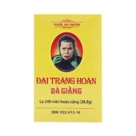 Thuốc Đại Tràng Hoàn Bà Giằng điều trị viêm đại tràng cấp và mãn tính (240 viên)