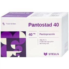 Thuốc Pantostad 40mg Stada điều trị trào ngược dạ dày thực quản (4 vỉ x 7 viên)