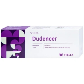 Thuốc Dudencer 20mg Stella điều trị khó tiêu, trào ngược dạ dày (3 vỉ x 10 viên)