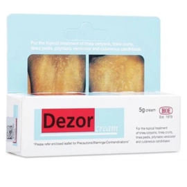 Thuốc Dezor Cream HOE hỗ trợ điều trị nhiễm nấm ngoài da (5g)