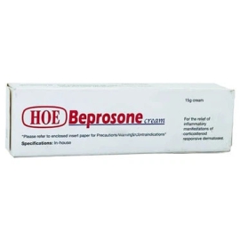 Kem Beprosone Cream HOE giúp giảm tình trạng viêm da, dị ứng da (15g)