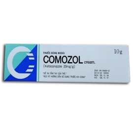 Thuốc Comozol Cream Daehwa điều trị nấm da, nấm Candida (10g)