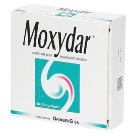 Thuốc Moxydar 1500mg Grimberg điều trị đau thực quản, dạ dày (6 vỉ x 5 viên)