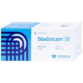 Thuốc Stadxicam 15mg Stada điều trị viêm khớp dạng thấp (3 vỉ x 10 viên)
