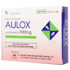Thuốc Aulox 500mg Mebiphar điều trị các trường hợp nhiễm khuẩn (10 viên)