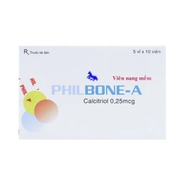 Thuốc Philbone-A Ahngook điều trị loãng xương, còi xương (5 vỉ x 10 viên)