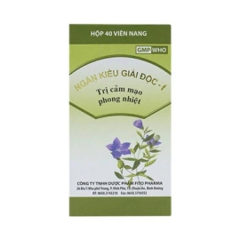 Thuốc Ngân Kiều Giải Độc - F Fito điều trị cảm mạo, giảm ho, hạ sốt (40 viên)
