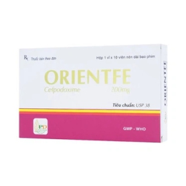 Thuốc Orientfe Phương Đông điều trị các nhiễm khuẩn hô hấp, tiết niệu nhẹ và vừa (10 viên)