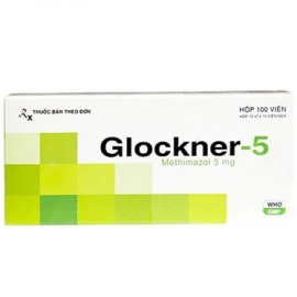 Thuốc Glockner 5mg Đạt Vi Phú điều trị triệu chứng cường giáp (10 vỉ x 10 viên)