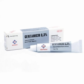 Thuốc mỡ Gentamicin 0.3% Medipharco điều trị nhiễm khuẩn da (10g)