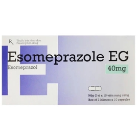 Thuốc Esomeprazole EG 40mg Pymepharco điều trị bệnh ngược dạ dày (20 viên)