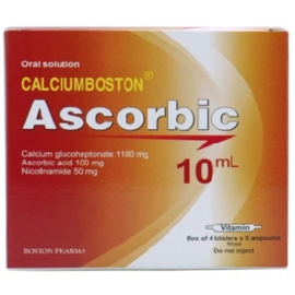 CALCIUMBOSTON ASCORBIC 20 ỐNG X 10ML