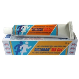 Thuốc Dicloran MS Gel Unique Pharma giảm đau, kháng viêm (30g)