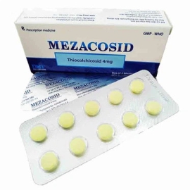 Thuốc Mezacosid 4mg Hataphar điều trị thoái hóa đốt sống, co thắt cơ (3 vỉ x 10 viên)