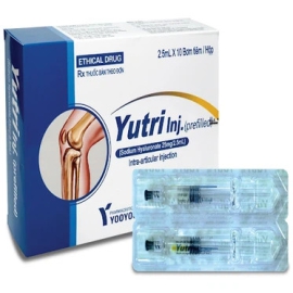 Thuốc Yutri INJ 25mg/2.5ml Yooyoung điều trị viêm đau xương khớp (10 ống x 2.5ml)