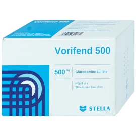 Thuốc Vorifend 500 giảm triệu chứng thoái hóa khớp gối (6 vỉ x 10 viên)