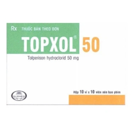 Thuốc Topxol 50mg Glomed điều trị co cứng sau đột quỵ (10 vỉ x 10 viên)