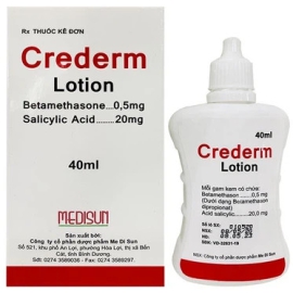 Kem bôi ngoài da Crederm Lotion Medisun hỗ trợ điều trị các bệnh về da (40ml)
