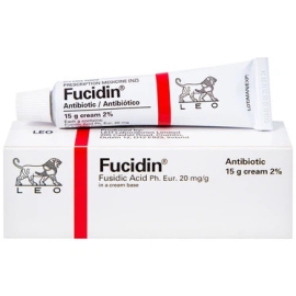 Thuốc Fucidin Cream 2% LEO điều trị bệnh về da do vi sinh vật (Tuýp 15g)