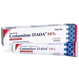 Kem bôi da Crotamiton Stada 10% hỗ trợ điều trị ghẻ, ngứa (20g)