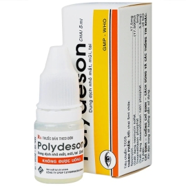 Dung dịch nhỏ mắt Polydeson Vidipha điều trị viêm và nhiễm trùng ở mắt (5ml)