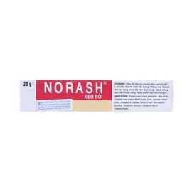 Thuốc kem Norash Raptakos điều trị viêm da tiếp xúc, bỏng, nứt nẻ tay chân (20g)