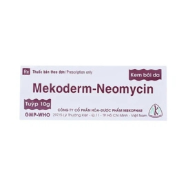 Kem bôi da Mekoderm-Neomycin Mekophar điều trị nhiễm khuẩn thứ phát (10g)