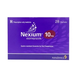 Thuốc cốm pha hỗn dịch Nexium 10mg AstraZeneca trị trào ngược dạ dày ở trẻ em (Hộp 28 gói)