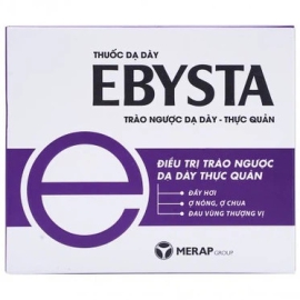 Thuốc Ebysta Merap Group điều trị trào ngược dạ dày, thực quản (20 gói)