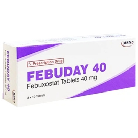 Thuốc Febuday 40mg MSN điều trị chứng tăng acid uric huyết (3 vỉ x 10 viên)