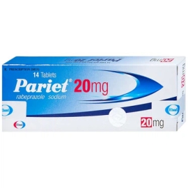 Thuốc Pariet 20mg Eisai điều trị loét dạ dày lành tính (1 vỉ x 14 viên)