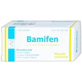 Thuốc Bamifen 10Mg Remedica Giảm Co Cứng Cơ Vân (6 Vỉ X 10 Viên)