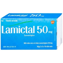 Thuốc Lamictal 50mg GSK điều trị bệnh động kinh (30 viên)