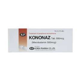 Thuốc Kononaz 500mcg Korea United điều trị bệnh lý thần kinh ngoại biên (100 viên)