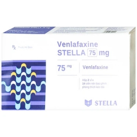 Thuốc Venlafaxine Stella 75mg điều trị các chứng trầm cảm (2 vỉ x 14 viên)