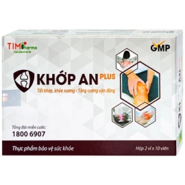 Viên uống Khớp An Plus Nanofrance tốt khớp, khỏe xương, tăng cường vận động (20 viên)