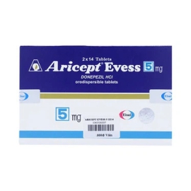 Thuốc Aricept Evess 5mg Eisai hỗ trợ điều trị triệu chứng bệnh azheimer (2 vỉ x 14 viên)