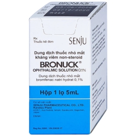 Thuốc nhỏ mắt Bronuck Senju Pharm điều trị viêm kết mạc (5ml)