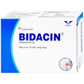 Thuốc Bidacin 50mg Bidiphar điều trị thoái hóa khớp (30 viên)