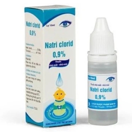 Thuốc nhỏ mắt, mũi Natri Clorid 0.9% Nam Hà dùng để rửa mắt, mũi (10ml)