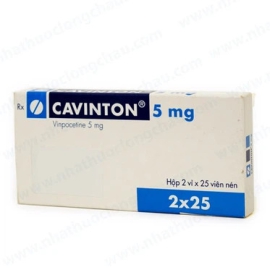 Thuốc Cavinton 5mg Gedeon giúp giảm các triệu chứng tâm thần (2 vỉ x 25 viên)