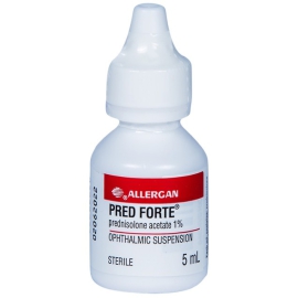 Thuốc nhỏ mắt Pred Forte Allergan điều trị các chứng viêm đáp ứng với steroid (5ml)