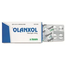 Thuốc Olanxol 10mg Danapha điều trị tâm thần phân liệt (10 vỉ x 10 viên)