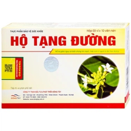 Viên uống Hộ Tạng Đường Hồng Bàng giúp hạ đường huyết, giảm cholesterol máu (30 viên)