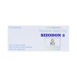 Thuốc Sizodon 2mg Sun Pharma điều trị tâm thần phân liệt (3 vỉ x 10 viên)