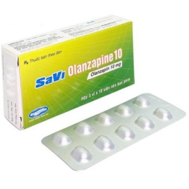 Thuốc Savi Olanzapine 10mg điều trị bệnh tâm thần phân liệt (30 viên)