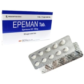 Thuốc Epeman 50mg KMS Pharm cải thiện chứng tăng trương lực cơ (10 vỉ x 10 viên)